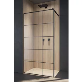 Radaway Modo New Black II Factory 120 Walk-in zuhanyfal