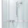 Sanipro Simple Square 80x80 hátfalas komplett zuhanykabin