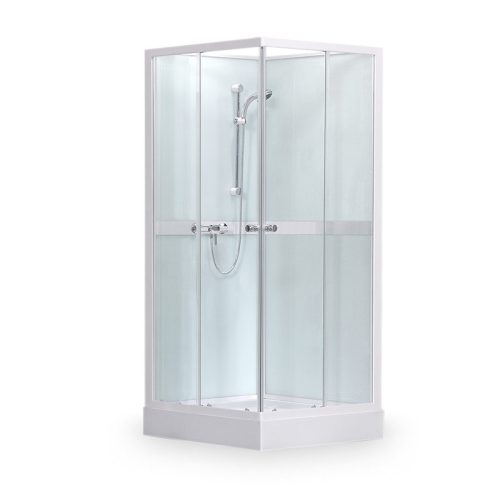 Sanipro Simple Square 90x90 hátfalas komplett zuhanykabin