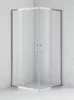 Sanipro OBS2 80x80 + OBB 80 3 oldalú falsíkra szerelhető zuhanykabin