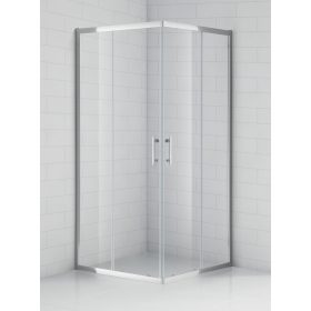   Sanipro OBS2 80x80 + OBB 80 3 oldalú falsíkra szerelhető zuhanykabin