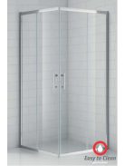 OBS2 80x80 szögletes zuhanykabin easy to clean