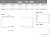 OBD2 100 cm zuhanyajtó méretei