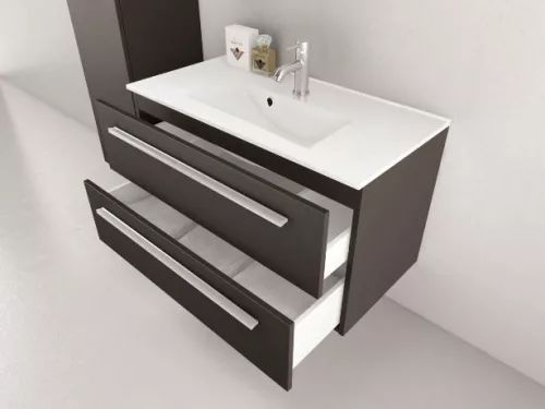 Libato 90 cm fürdőszobabútor alsó, antracit