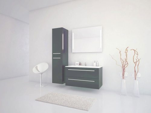 Libato 90 cm fürdőszobabútor alsó, antracit