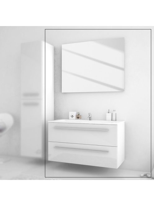 Libato 90 komplett fürdőszobabútor fehér