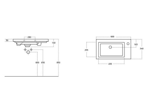 Isik 60x34 cm mosdó méretei