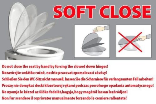 Sapho Isvea Sentimenti Slim Soft Close WC-ülőke