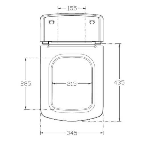 Sapho Isvea Purity Slim Soft Close WC-ülőke