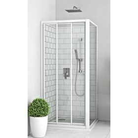 Roltechnik PD3N+LLBD 80x100 tolóajtós zuhanykabin