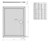 Karia 120x70 téglalap öntött márvány zuhanytálca méretei