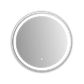 Palma Silver III. 60 cm kerek tükör LED világítással