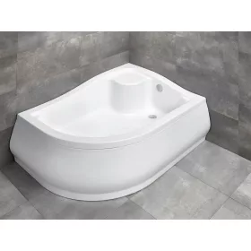 Radaway Korfu E 120x90 íves magasított zuhanytálca