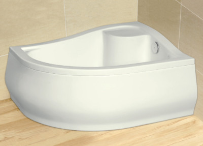 Radaway Korfu E 120x90 íves magasított zuhanytálca