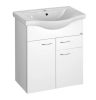 Aqualine Keramia Fresh 65 2a+1f alsóbútor mosdóval
