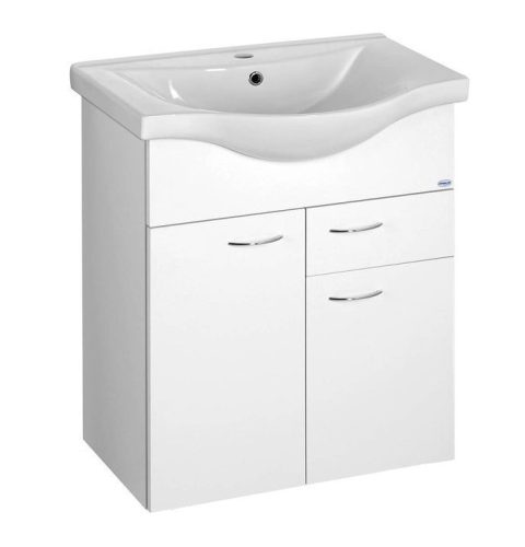 Aqualine Keramia Fresh 65 2a+1f alsóbútor mosdóval