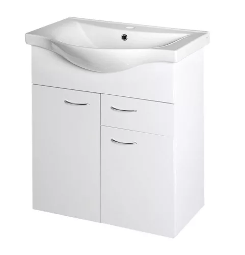Aqualine Keramia Fresh 65 2a+1f alsóbútor mosdóval