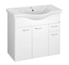 Aqualine Keramia Fresh 80 alsóbútor mosdóval