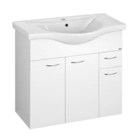 Aqualine Keramia Fresh 80 alsóbútor mosdóval