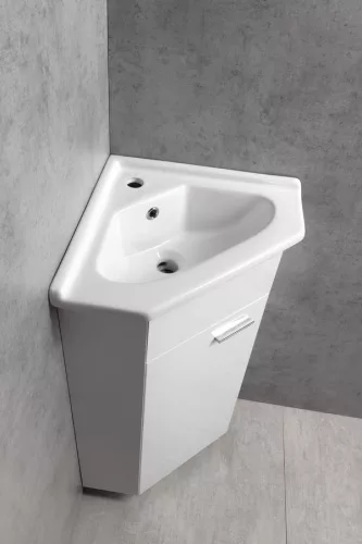 Aqualine Zoja 41 alsóbútor Zero mosdóval sarok