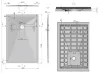Sanotechnik Kreta 120x80 cm téglalap öntött márvány zuhanytálca