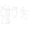 Zoja 65 2a+1f műszaki rajz