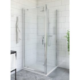 Roltechnik PXDO1N 110 + PXBN 80 nyílóajtós zuhanykabin