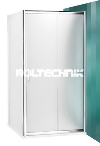 PXD2N+PXBN 130x80 tolóajtós zuhanykabin satinato