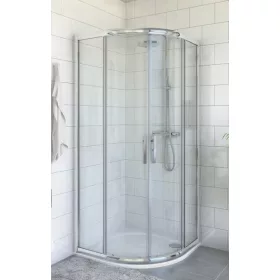 Roltechnik PXR2N 90 íves tolóajtós zuhanykabin