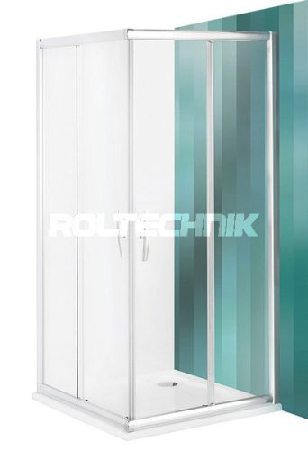 Roltechnik PXS2L+PXS2P 100x100 szögletes zuhanykabin