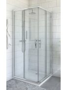 PXS2L+PXS2P 80x100 szögletes zuhanykabin