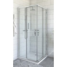 Roltechnik PXS2L+PXS2P 80x90 szögletes zuhanykabin