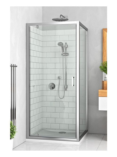 LLDO1 + LLB 70x100 szögletes zuhanykabin