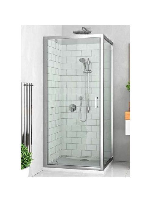 LLDO1 + LLB 80x70 szögletes zuhanykabin