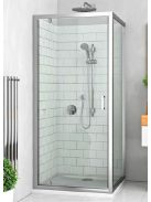 LLDO1 + LLB 80x90 szögletes zuhanykabin