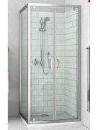 LLDO2 + LLB 100x70 szögletes zuhanykabin