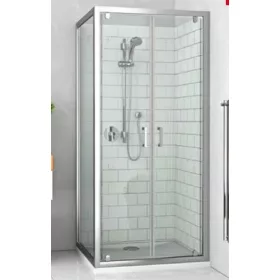 Roltechnik LLDO2 + LLB 90x75 szögletes zuhanykabin