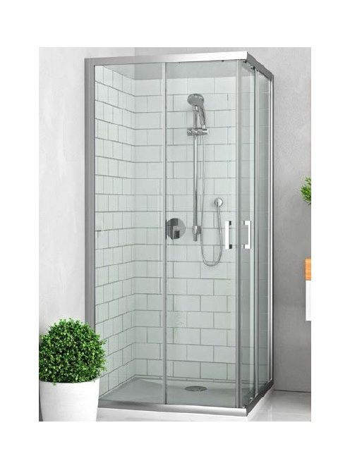 LLS2-80 szögletes zuhanykabin