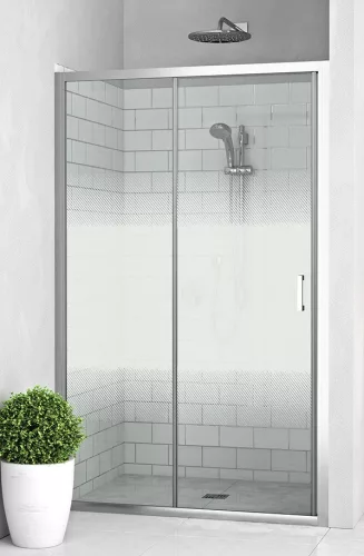 Roltechnik LLD2 100 cm tolóajtós zuhanyajtó
