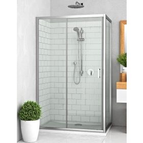 Roltechnik LLD2+LLB 150x80 cm tolóajtós zuhanykabin