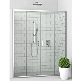 Roltechnik LLD4 120 cm tolóajtós zuhanyajtó