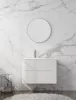Lavita Atlanta White 80 cm alsóbútor mosdóval