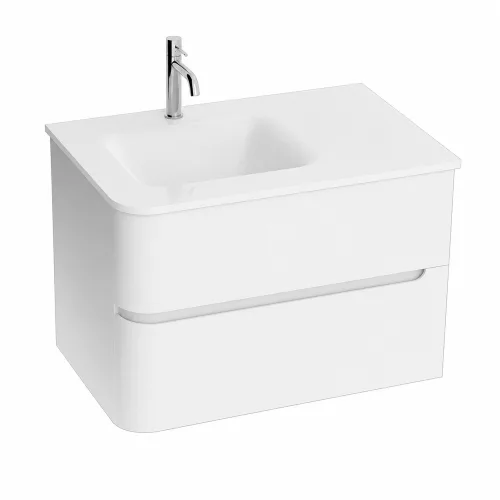 Lavita Atlanta White 80 cm alsóbútor mosdóval