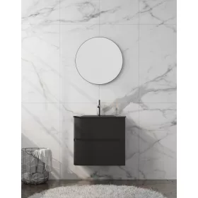 Lavita Atlanta Black 60 cm alsóbútor mosdóval