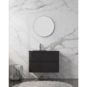 Lavita Atlanta Black 80 cm alsóbútor mosdóval
