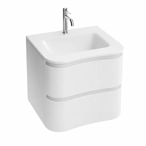 Lavita Ontario White 60 cm alsóbútor mosdóval