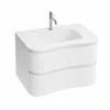 Lavita Ontario White 80 cm alsóbútor mosdóval