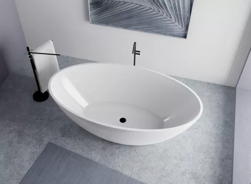 Polysan Coryn 165x90 szabadon álló fürdőkád