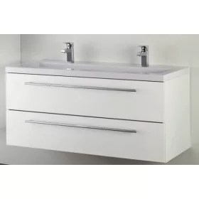 Sanotechnik Fiora 120 alsóbútor + mosdó fehér