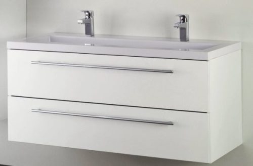 Sanotechnik Fiora 120 alsóbútor + mosdó fehér